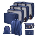 Kit organizador de malas - 08 Bolsas Organizadoras - Loja Braz Inovações